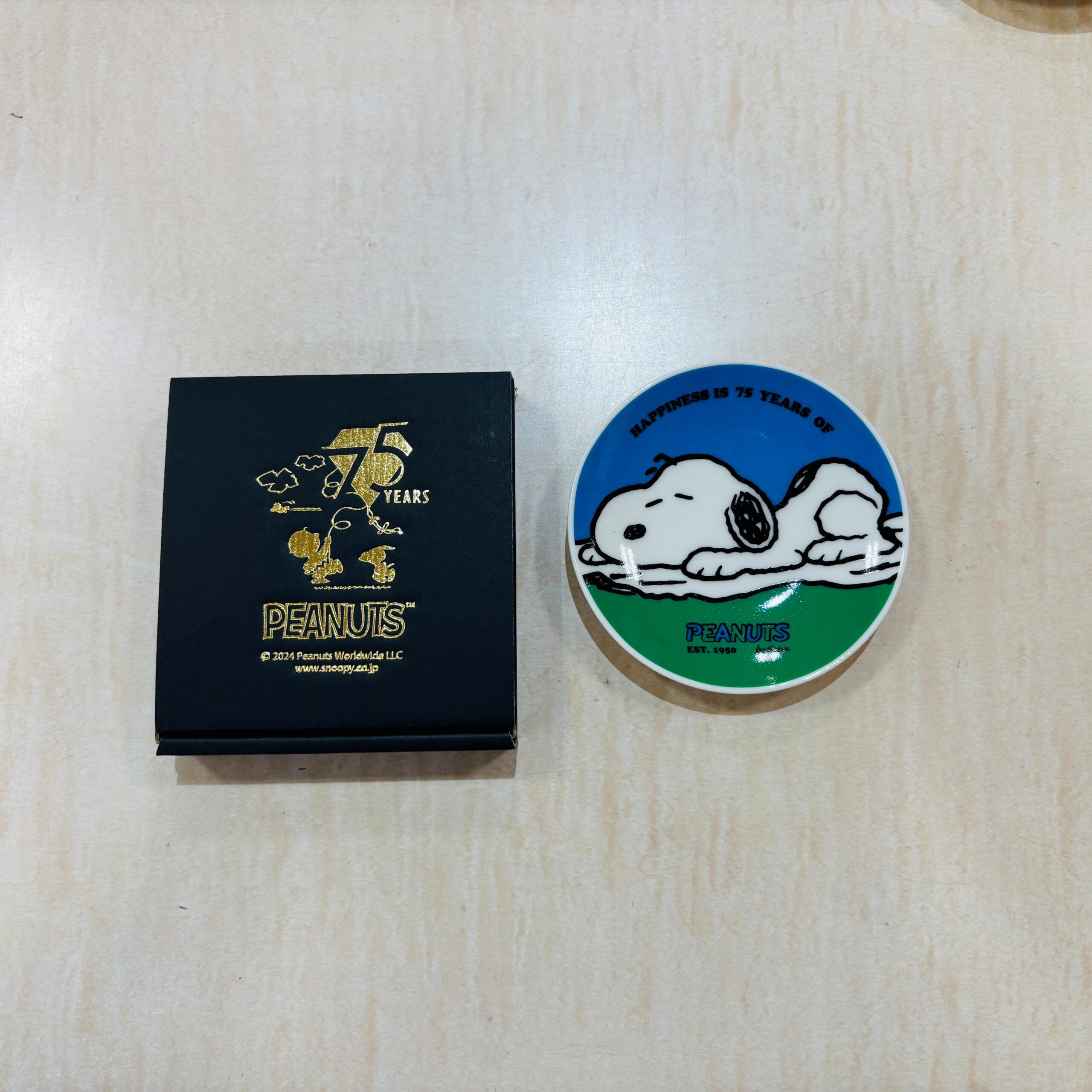 スヌーピー７５周年記念　豆皿