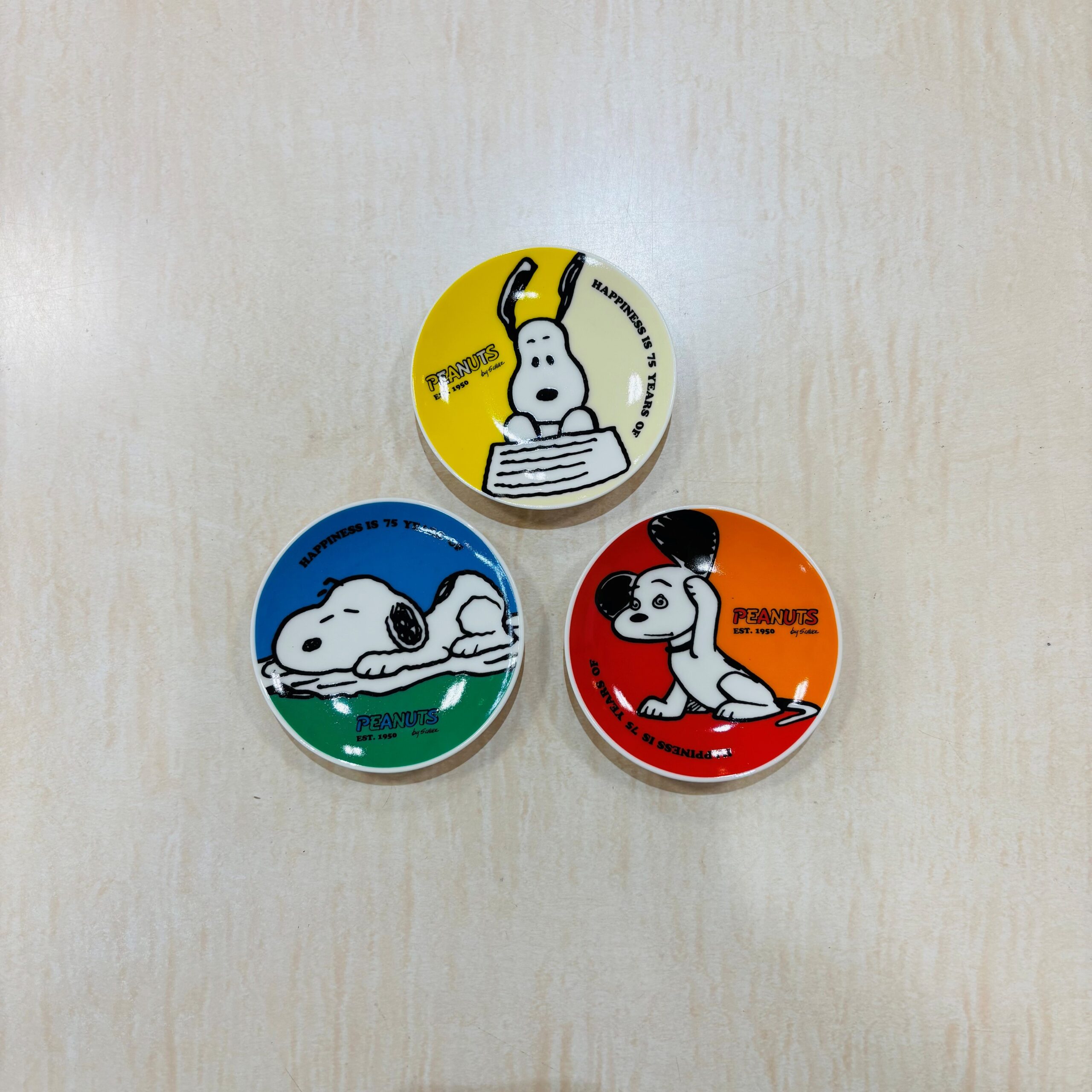 スヌーピー７５周年記念　豆皿